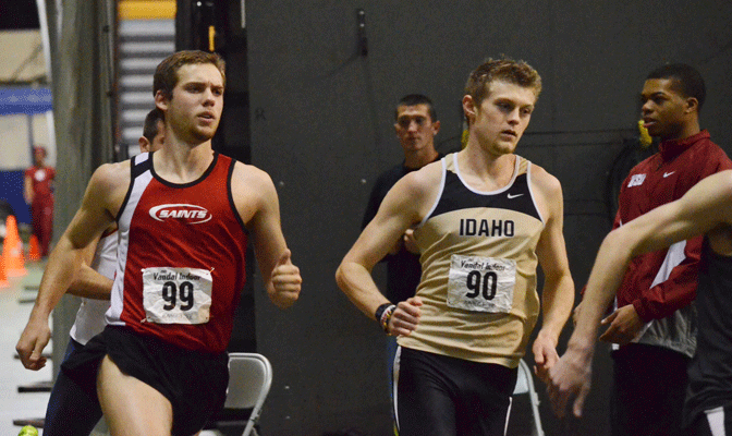 SMU's Frank Krause ran a 800 meter time of 1:55.20 Friday at Moscow.