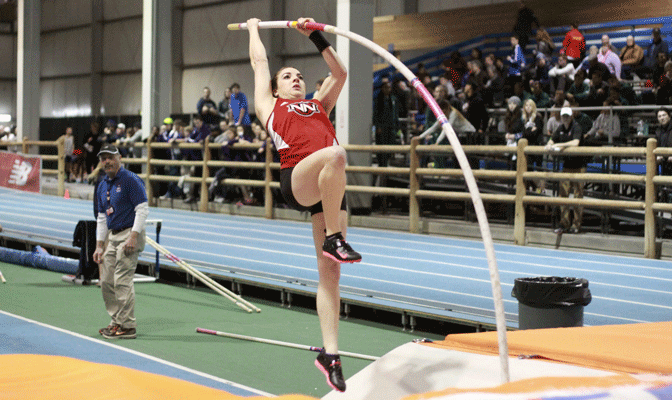 NNU's Alison Silva has pole vaulted 12-5 1/2 in each of the past two weeks.