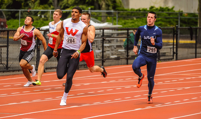 Tyrell Williams (284) and Alex Donigian (295) will compete next week in the NCAA Division II National Track & Field meet at Allendale, Mich. (CJImagesNW.com)