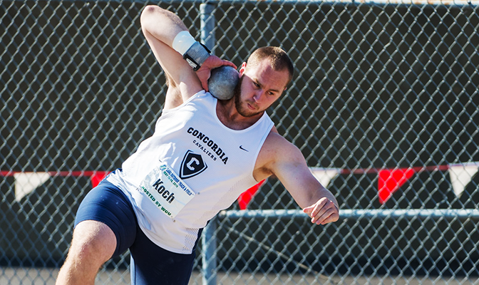 Concordia's Koch Cooks Up Record At GNAC Championships