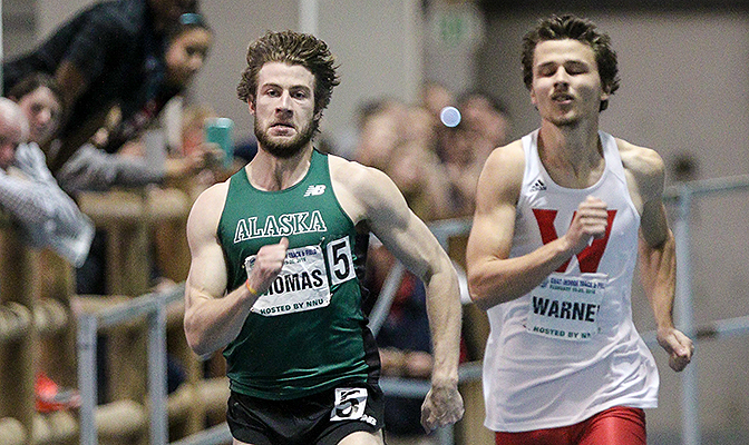 Alaska Anchorage's Cody Thomas is aiming for a national title in the heptathlon after finishing second at the 2015 nationals. Photo by Loren Orr.