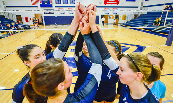 In their first weekend as a GNAC program, Concordia bolted to a 4-0 state at the GVSU Laker Riverfront Classic, including a four-set win over No. 7 Grand Valley State.