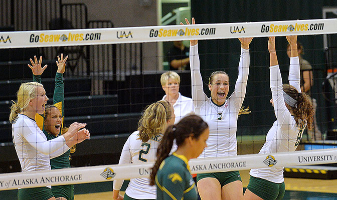 Alaska Anchorage aims for a new program win streak record at home this week with matches against Seattle Pacific and Saint Martin's.