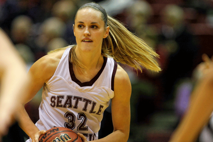 Seattle Pacific senior Katie Benson was one of three GNAC players selected to the CoSIDA All-Academic team.