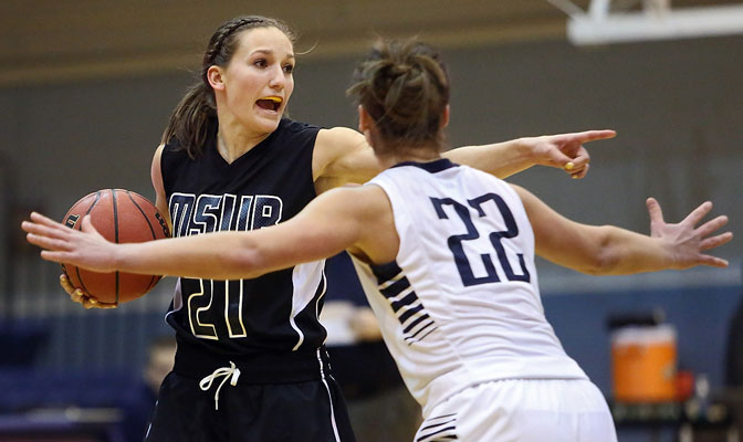 MSUB senior guard Bobbi Knudsen was a unanimous selection for GNAC Player of the Year.