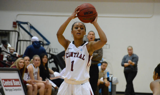 CWU's Jasmin Edwards tops the team in assists per game and is second in scoring in her freshman campaign.