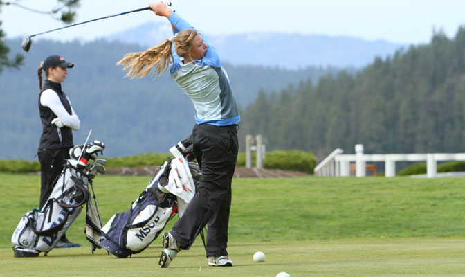 Kristen Hansen, the 2012-13 GNAC Freshman of the Year, led the conference in scoring average this season (77.5) and finished in third place at the GNAC Championships.