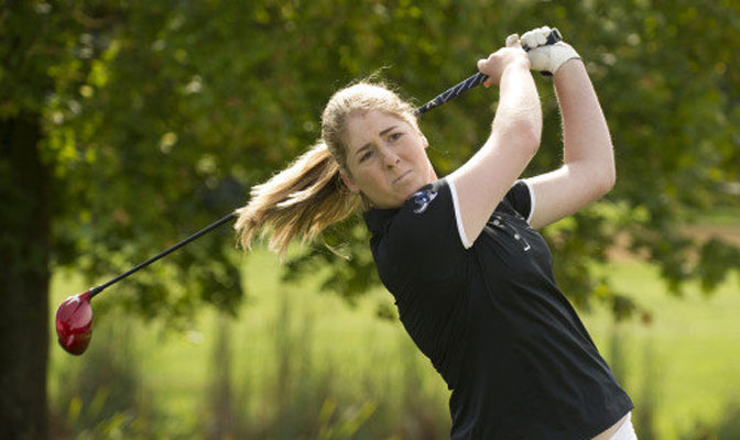 Audrey Orem of Western Washington was the top GNAC finisher at the PLNU Super San Diego Championship in early February, placing tied for 13th with a two-round total of 157.