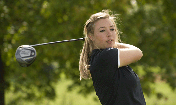 WWU's Kristen Hansen was just one stroke off of first place at the Western New Mexico Invitational this week, and her GNAC-era record-low round of 70 helped her nab GNAC Female Golfer of the Week.