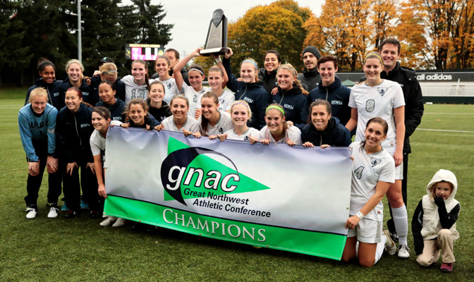 Western Washington won the GNAC title with 2-0 win Saturday at the Starfire Sports Complex (Photo by Andy Towell)