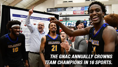 The GNAC annually crowns team champions in 16 sports