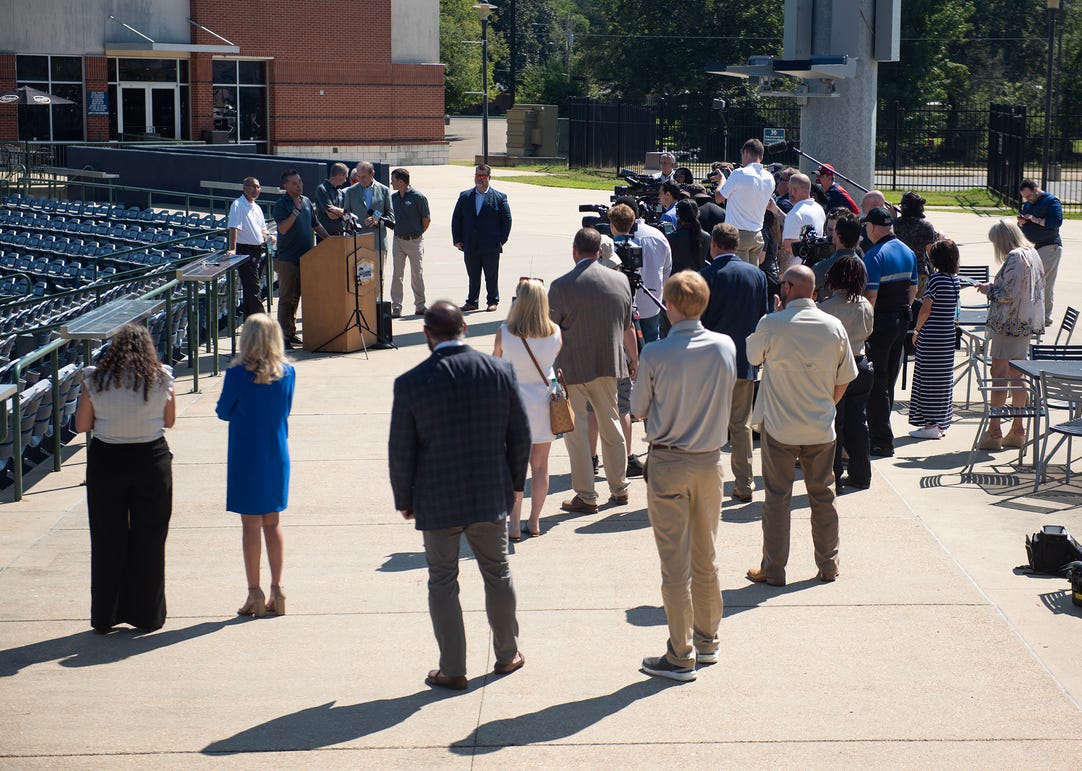 Assembled media at the On Deck 2025 announcement