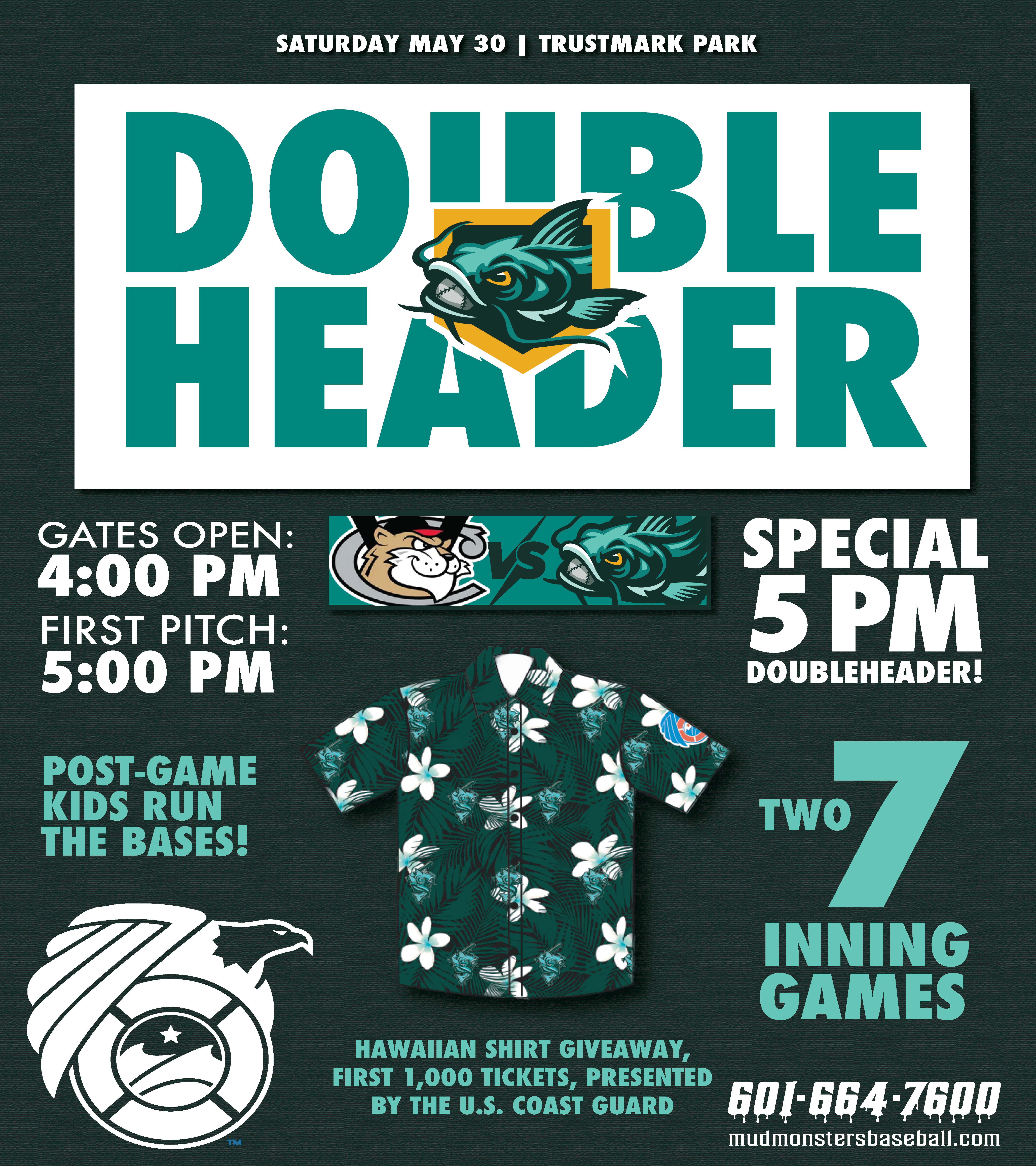 Hawaiian Shirt Doubleheader graphic