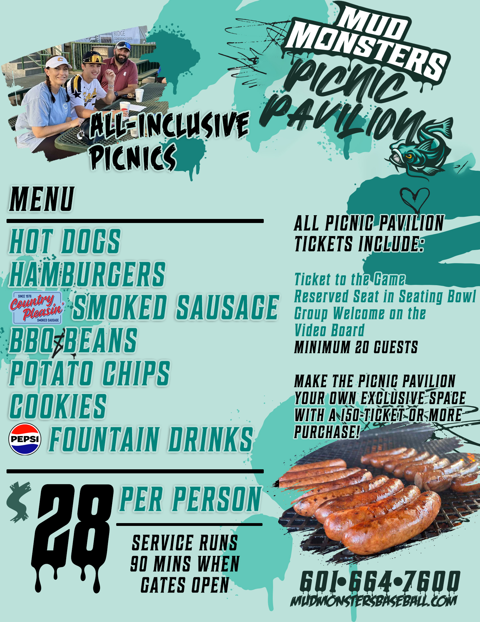 Mississippi Mud Monsters Picnic Pavilion