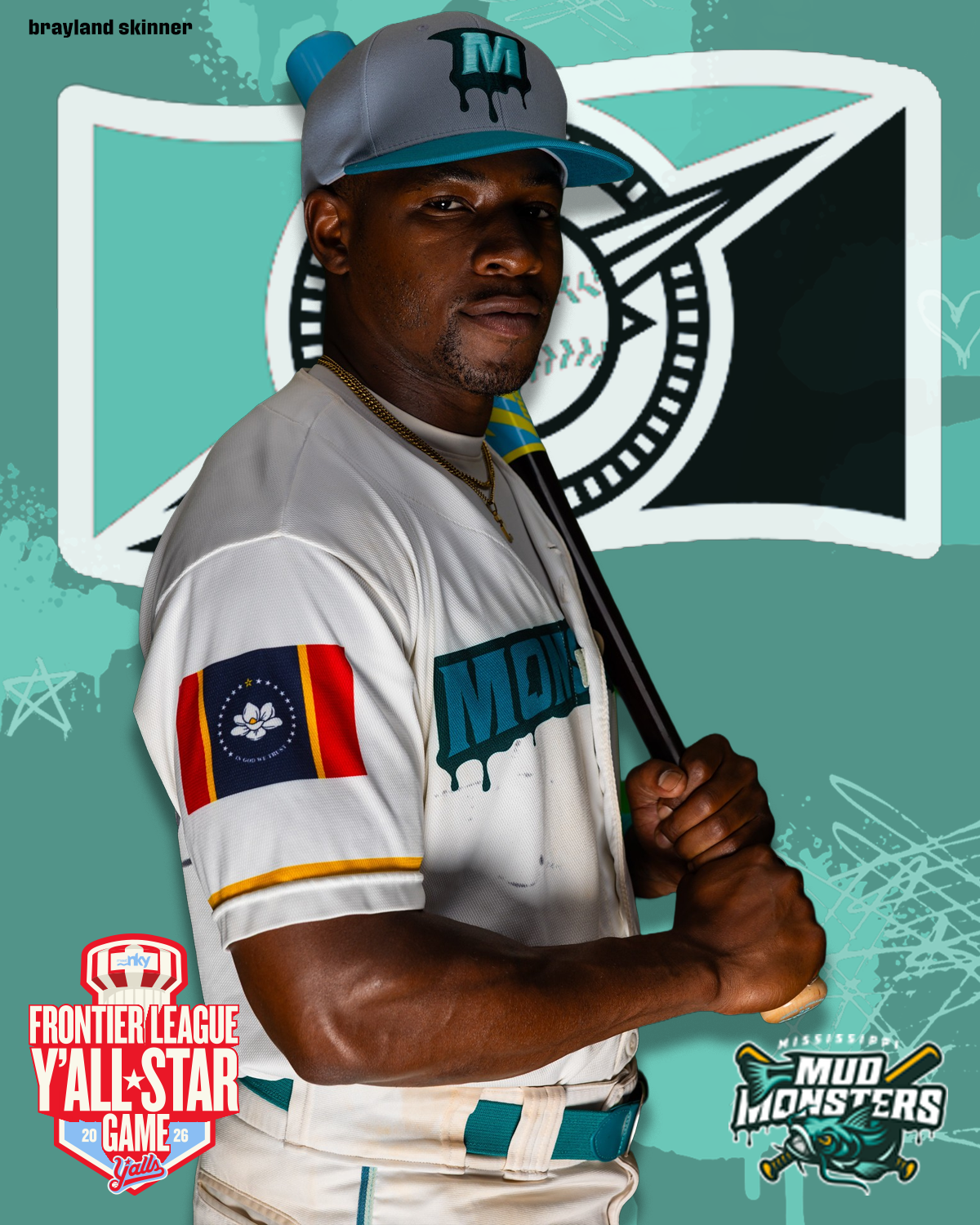 Brayland Skinner 2026 Frontier League All-Star graphic
