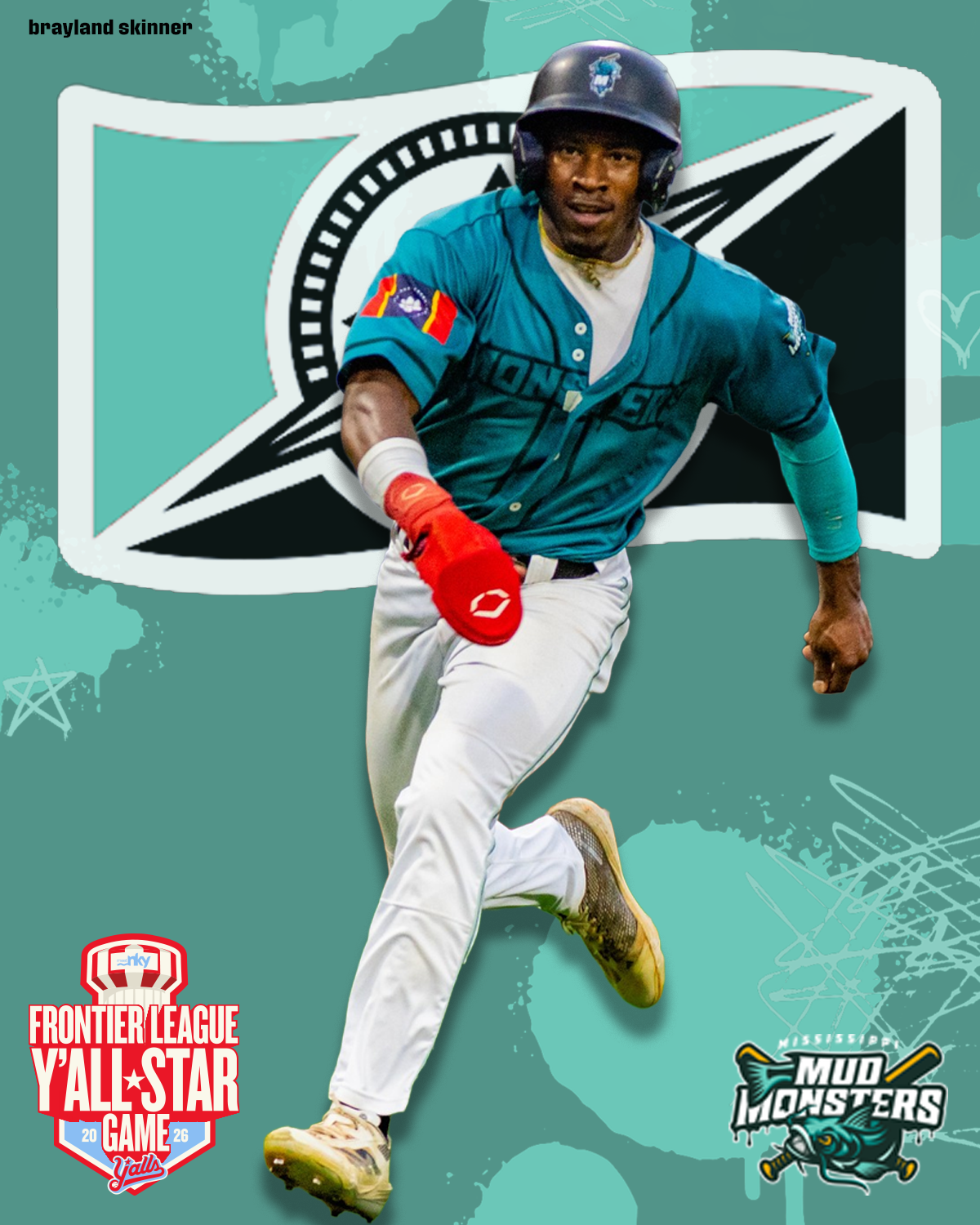 Brayland Skinner 2026 Frontier League All-Star graphic