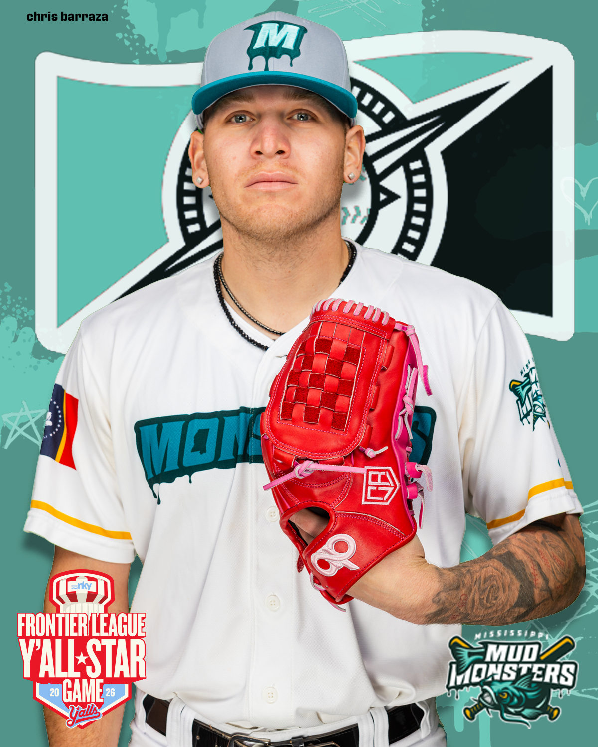 Chris Barraza 2026 Frontier League All-Star graphic