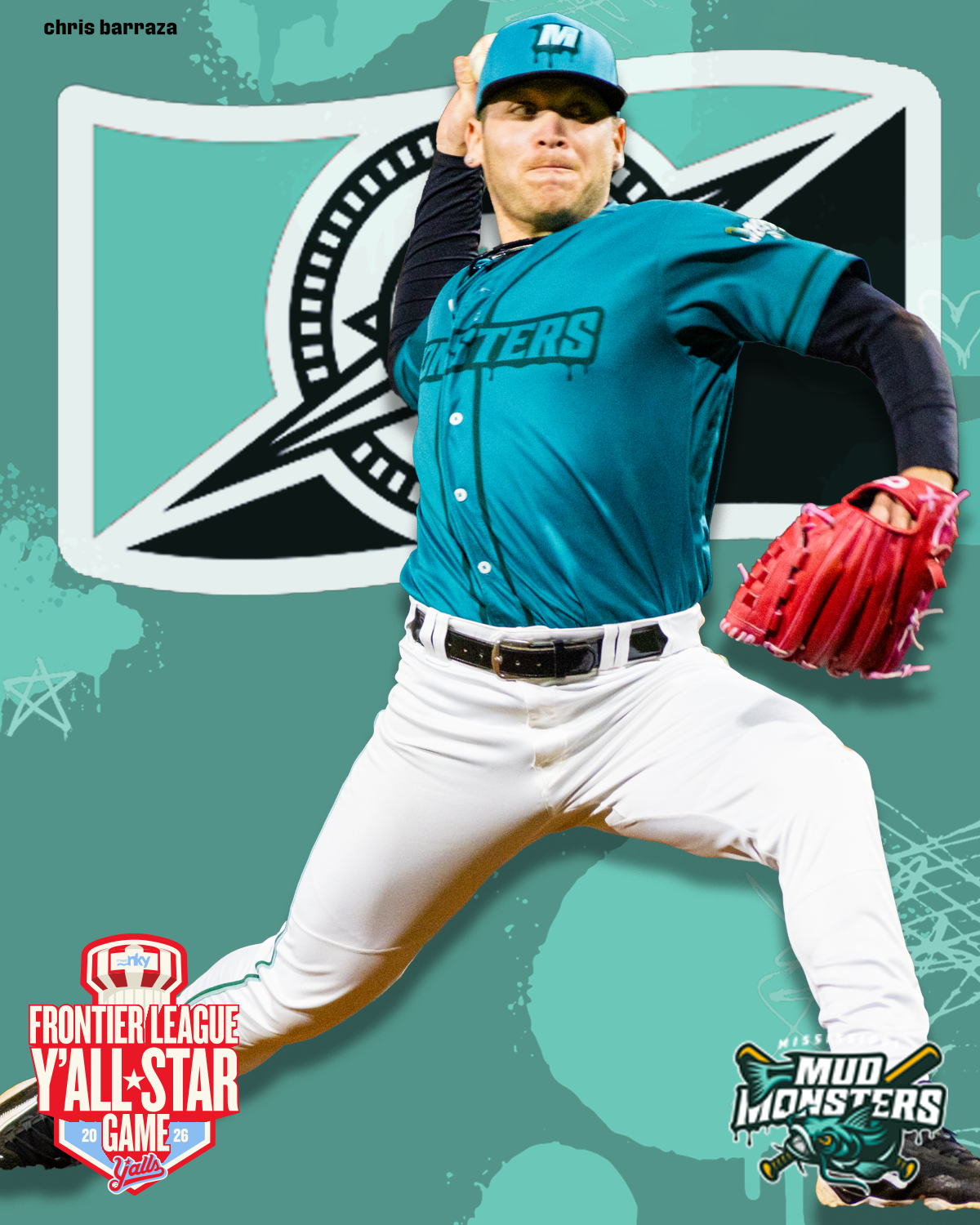 Chris Barraza 2026 Frontier League All-Star graphic