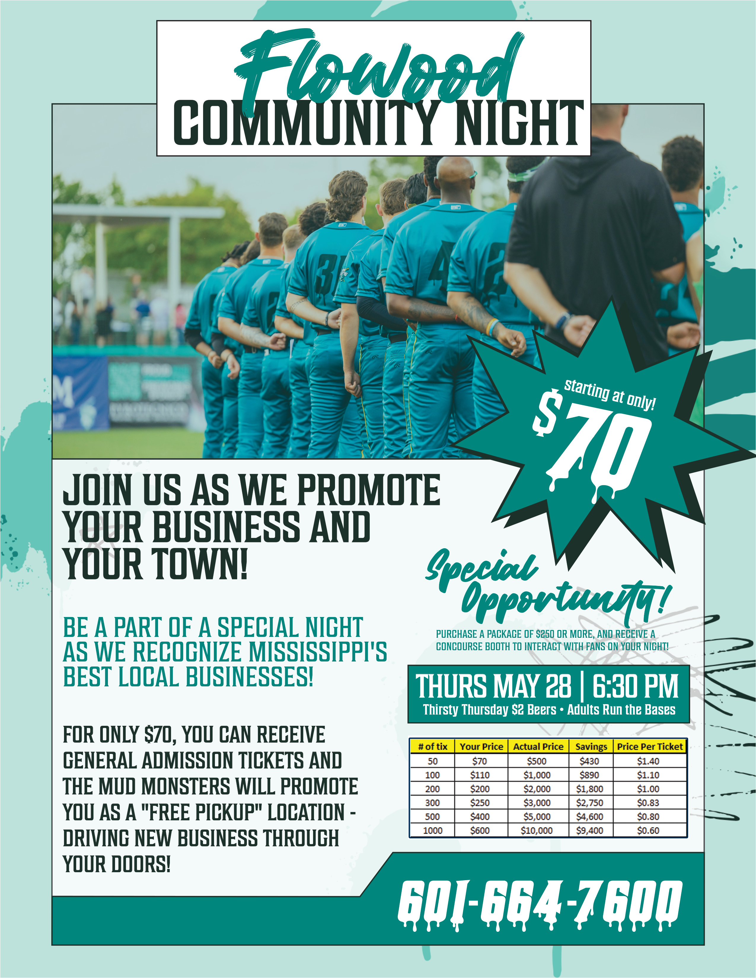 Flowood Community Night flyer