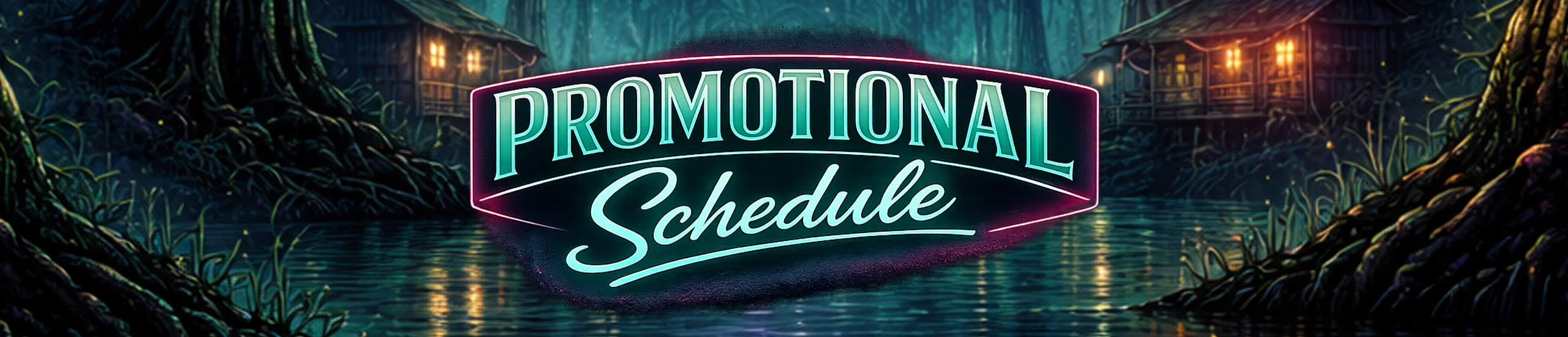 Mississippi Mud Monsters Promotional Schedule Header