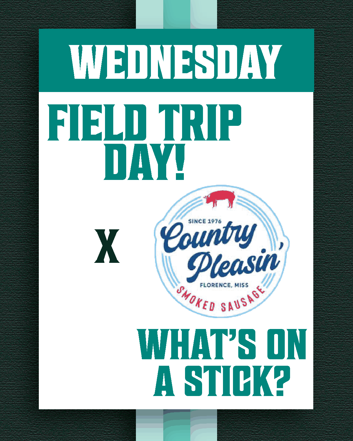 Field Trip Day promotional graphic for August 26