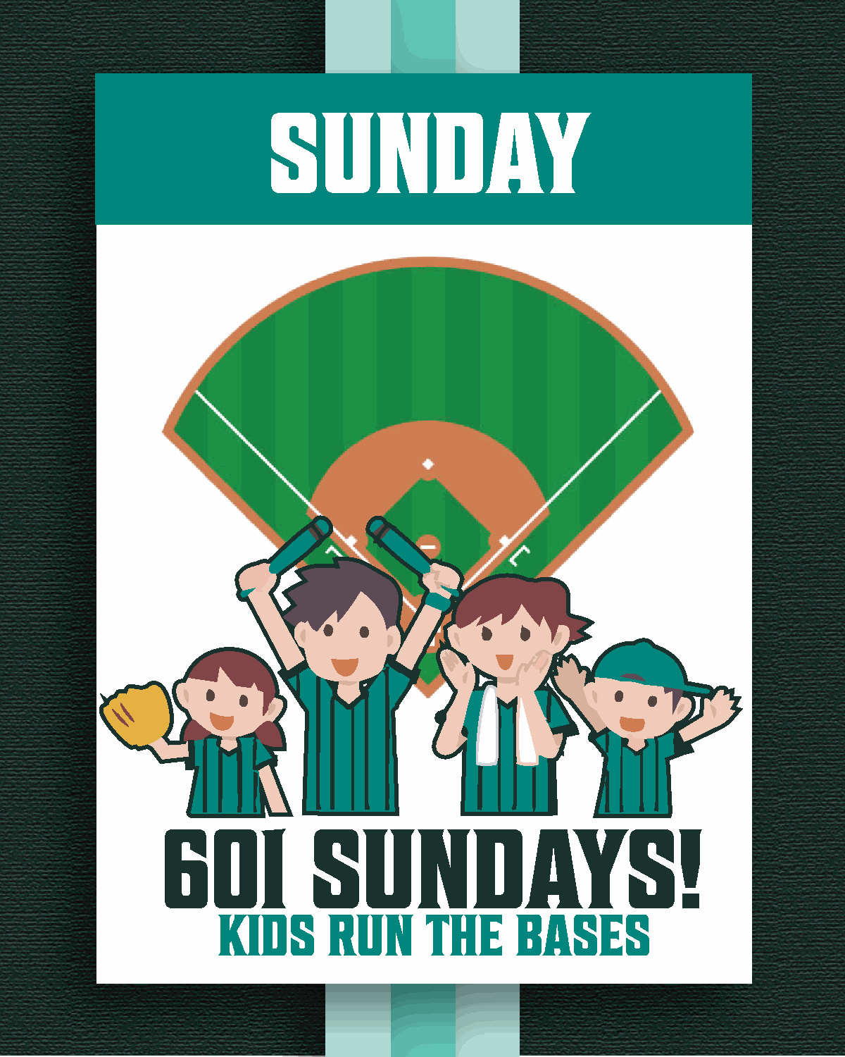 601 Sundays final home game promotional graphic for August 30