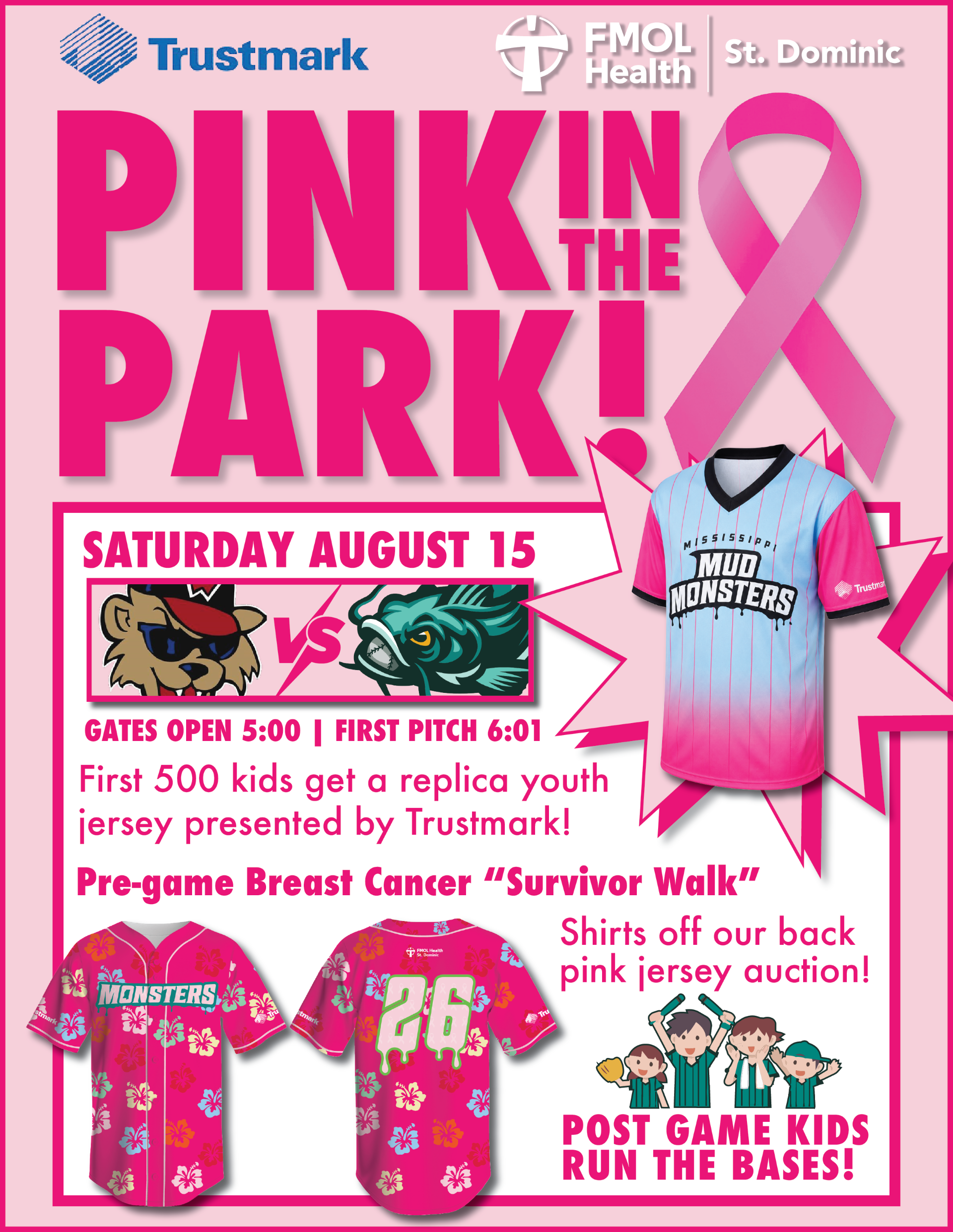 Pink in the Park flyer