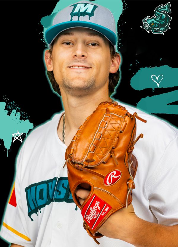 Braden Forsyth, pitcher for the Mississippi Mud Monsters