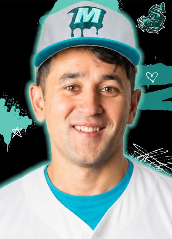 Neil Ring, First Base Coach of the Mississippi Mud Monsters