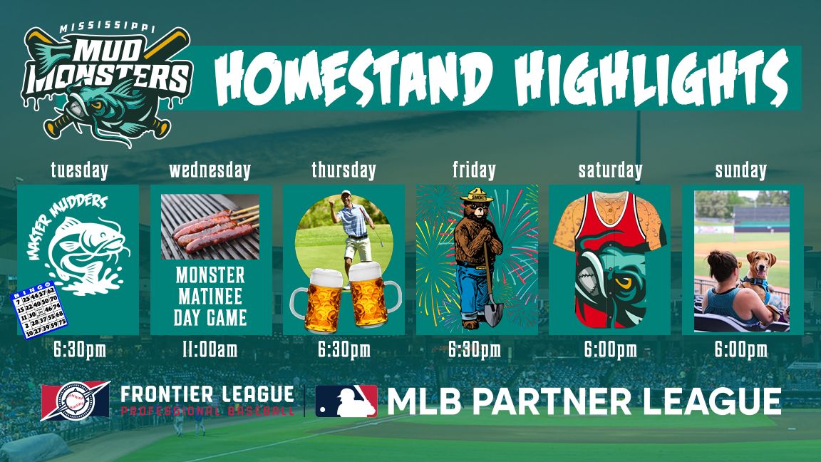 Back in the Swamp: Mississippi Mud Monsters Serve Up Tank Tops, Fireworks, and a Whole Lotta Weird This Week