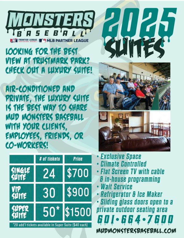 2025 Mississippi Mud Monsters Luxury Suites