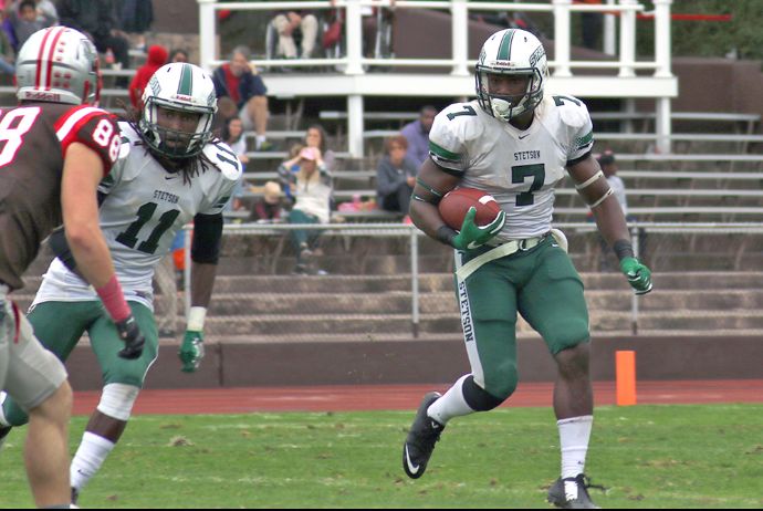 Donald Payne, the reigning PFL Player of the Week, leads Stetson into its key home contest against Valparaiso, Saturday.
