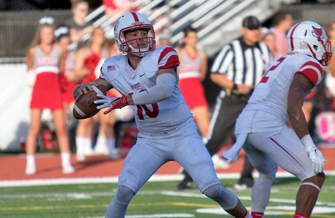 Quarterback Mike White, the reigning PFL Offensive Player of the Week, will lead Marist into its Week 8 home contest against Davidson.