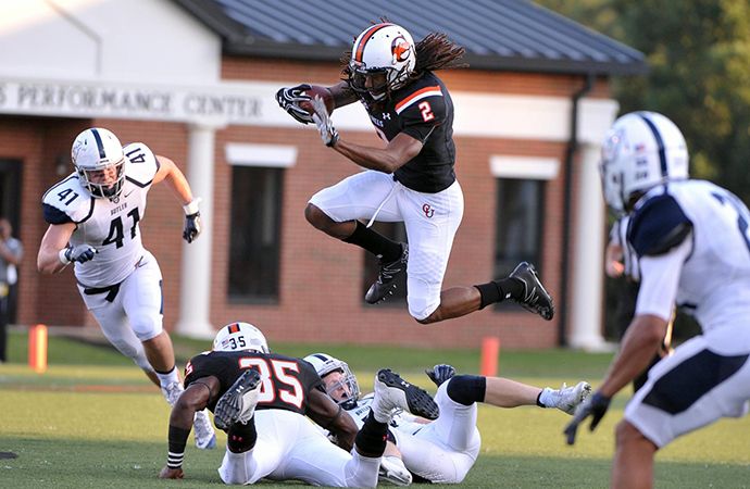Defensive back Greg Cunningham will lead a Campbell defense seeking to upend San Diego's perfect PFL campaign, Saturday.