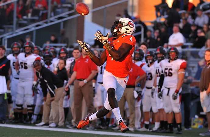 Campbell wide receiver Aaron Blockmon returns after earning First-Team All-PFL honors last season.