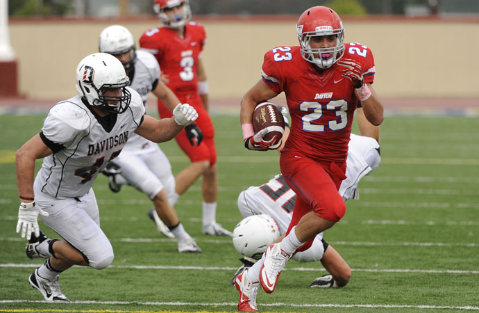 For the 2nd consecutive week, a PFL rusher ran for more than 200 yards. Dayton's Connor Kacsor turned the trick in Week 6, rushing for 244 yards and two touchdowns against Davidson.