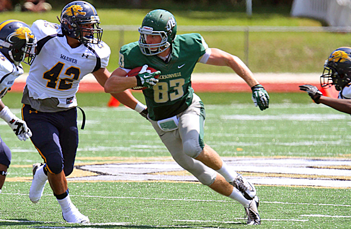 Jacksonville's Andrew Robustelli was one of two PFL athletes named to the Walter Camp FCS All-America Team in December.