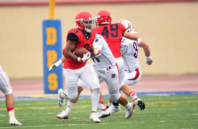Dayton's Cameron Stubbs was named the PFL Defensive Player of the Week, last week. Dayton hosts Kennesaw State in Week 4. (Photo courtesy Dayton Athletic Media Relations)