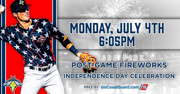 Myrtle Beach Pelicans | Monday, July 4, 2022 | 6:05  p.m.