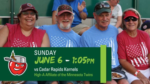 Cedar Rapids Kernels | Sunday, June 6, 2021 | 1:05 p.m.