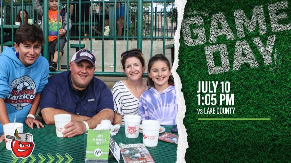 Lake County Captains | Sunday, July 10, 2022 | 1:05  p.m.