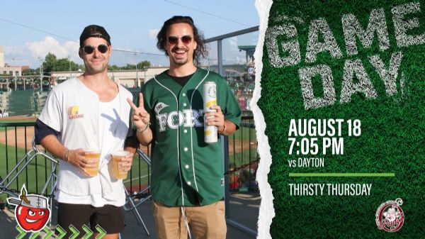 Dayton Dragons | Thursday, August 18, 2022 | 7:05 p.m.