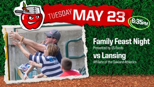 Lansing Lugnuts | Tuesday, May 23, 2023 | 6:35  p.m.