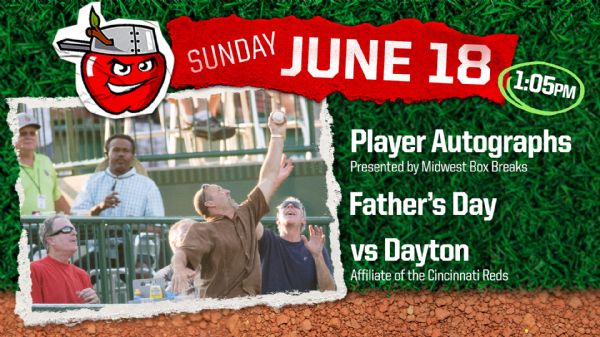 Dayton Dragons | Sunday, June 18, 2023 | 1:05  p.m.