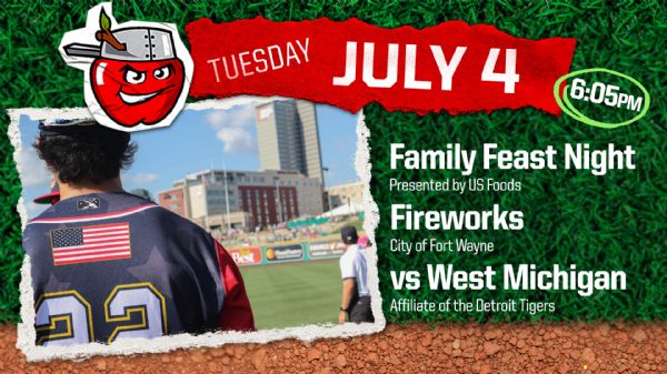West Michigan Whitecaps | Tuesday, July 4, 2023 | 6:05  p.m.
