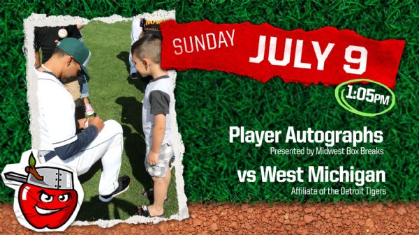 West Michigan Whitecaps | Sunday, July 9, 2023 | 1:05 p.m.