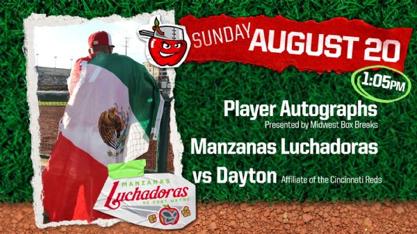 Dayton Dragons | Sunday, August 20, 2023 | 1:05  p.m.
