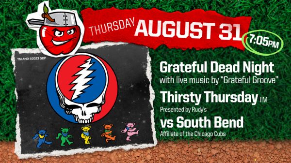 South Bend Cubs | Thursday, August 31, 2023 | 7:05  p.m.
