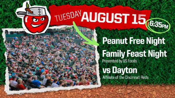 Dayton Dragons | Tuesday, August 15, 2023 | 6:35  p.m.