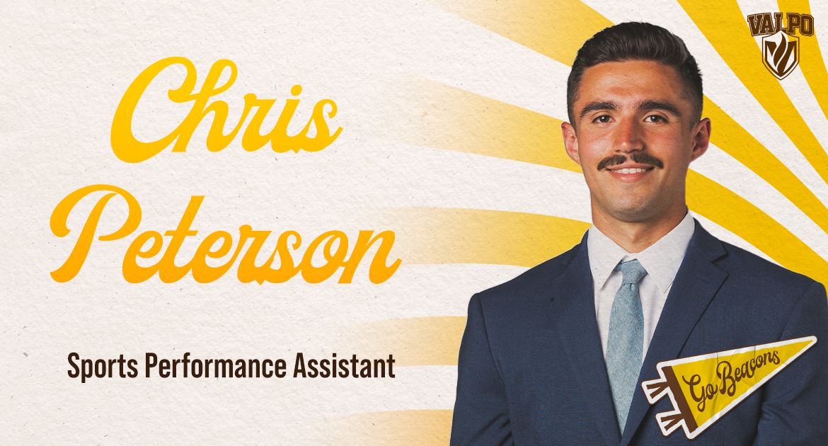 Chris Peterson Joins Valpo Athletics as Sports Performance Assistant